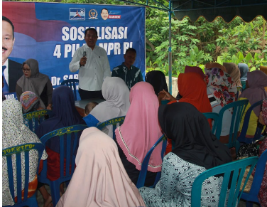 Hadapi Disrupsi Informasi, Sartono Sosialisasikan Empat Pilar Kebangsaan