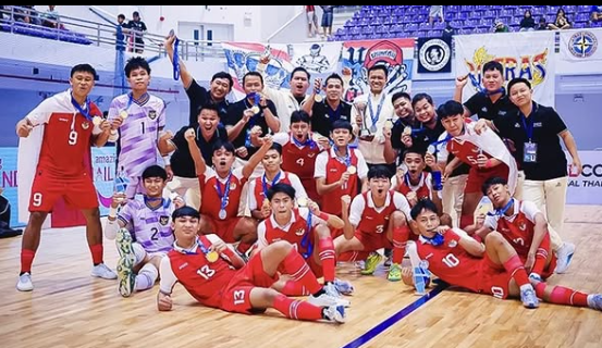 Timnas Futsal U-16 Indonesia Juara ASEAN 2025, Tumbangkan Thailand 4-3 di Final Dramatis
