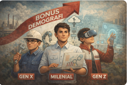 Bonus Demografi di Persimpangan Zaman: Peluang Emas atau Bom Waktu Indonesia?