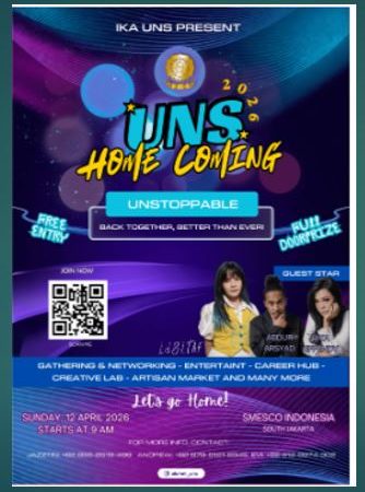 UNS Home Coming 2026: Menguatkan Jejaring, Menghidupkan Kenangan