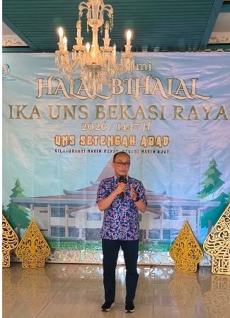 KETUM IKA UNS Hadiri Silaturahmi dan Halalbihalal IKA UNS Bekasi Raya