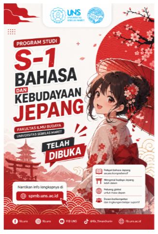 Siap-Siap Daftar! Program Studi Bahasa dan Kebudayaan Jepang UNS Resmi Kantongi Rekomendasi BAN-PT