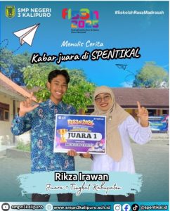 Kepala Sekolah Dwi Hindarti Bersama Rikza Irawan