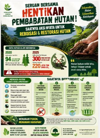 Seruan Menyelamatkan Hutan dan Masa Depan Bumi