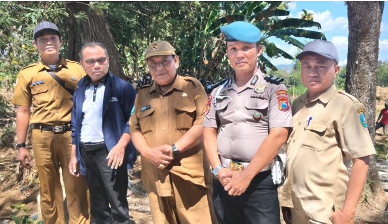 Pastikan Kualitas dan Tepat Waktu, Anggota Komisi D DPRD Jatim Sidak Proyek Penahan Dinding Dam Tempuran