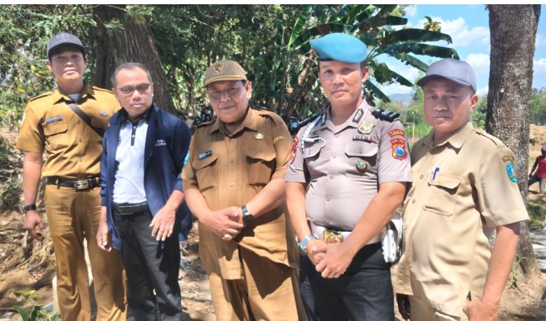 Pastikan Kualitas dan Tepat Waktu, Anggota Komisi D DPRD Jatim Sidak Proyek Penahan Dinding Dam Tempuran