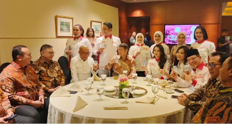 Hashim Djojohadikusumo Lantik Pengurus Srikandi Jaga Desa se-Indonesia, ABPEDNAS dan SMSI Kerja Sama Dukung Program Jaga Desa.