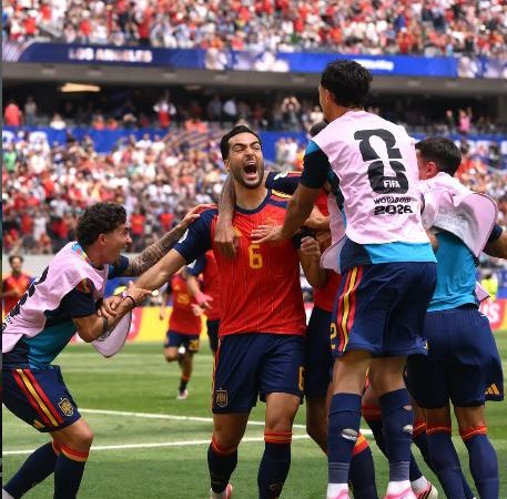 Gol Telat Mikel Merino Antar Spanyol Singkirkan Belgia, Tantang Prancis di Semifinal Piala Dunia 2026