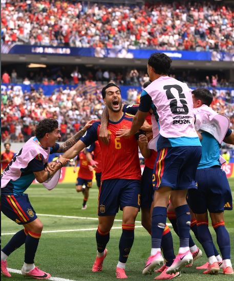 Gol Telat Mikel Merino Antar Spanyol Singkirkan Belgia, Tantang Prancis di Semifinal Piala Dunia 2026