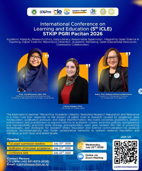 The 5th International Conference on Learning and Education (5th ICLE) 2026