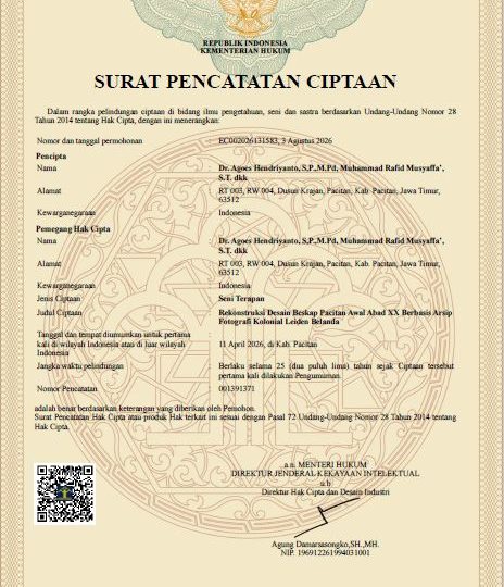 Karya Rekonstruksi Beskap Pacitan Berbasis Arsip Kolonial Resmi Kantongi Hak Cipta (Dana Indonesiana 2025)