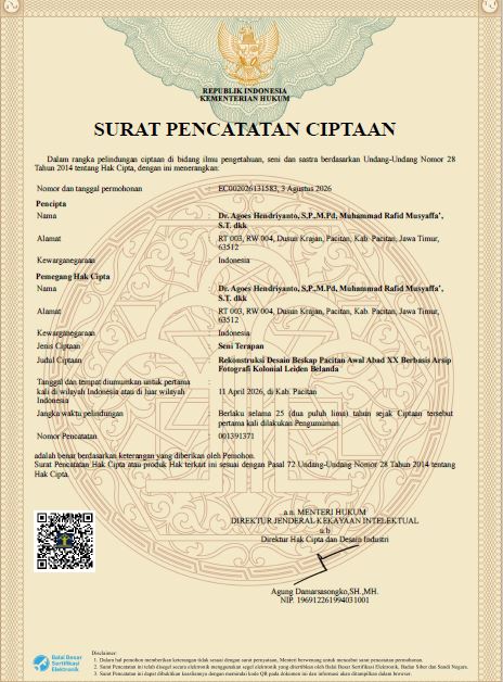 Karya Rekonstruksi Beskap Pacitan Berbasis Arsip Kolonial Resmi Kantongi Hak Cipta (Dana Indonesiana 2025)